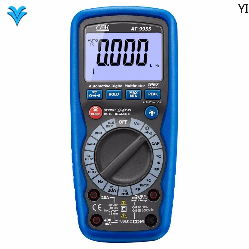 

CEM AT-9955 Car Digital Multimeter With Infrared Thermometry Function