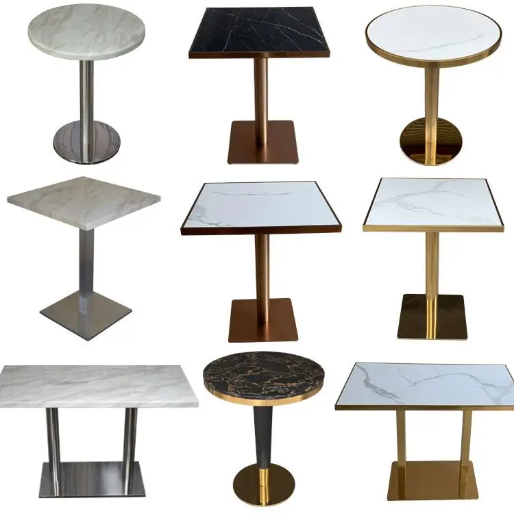 

Wholesale Furniture Dining Table Modern Custom Marble Dining Table and Chair