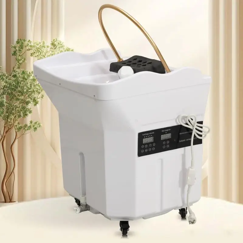 Removable shampoo basin, beauty salon, barber shop, hair salon, special water circulation fumigation head treatment basin, facto