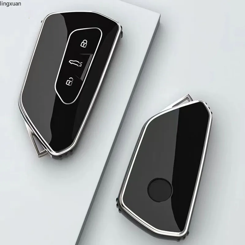 

Fashion TPU Car Key Case For VW Volkseagen Golf 8 MK8 ID.3 ID.4 Cupra Skoda Octavia A8 SEAT Leon MK4 2020 2021 Formentor Tarraco