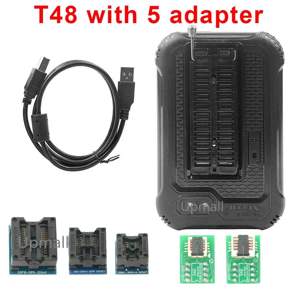 XGecu T48 Adapter V12.57 Universele Programmeur Ondersteuning NAND/EMMC/MCU/ISP + 5 Adapter
