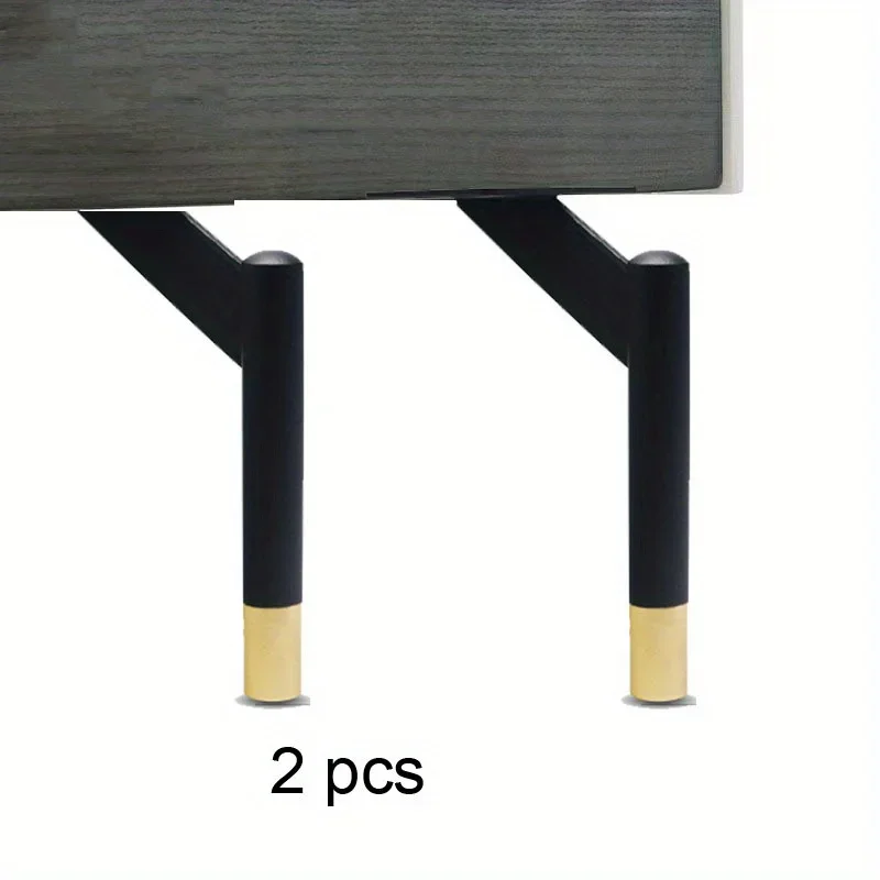 

2pcs Replacement Support Legs Metal DIY Modern Style Furniture Legs Sofa Legs Suitable for Sofa Table Cabinet Nightstand