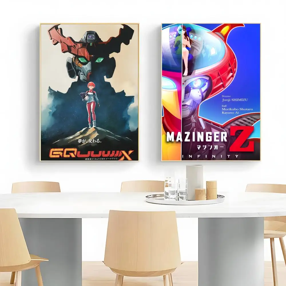 Classic Anime M-Mazinger Z Poster Wall Art Print Decorative Mural Home Decor Gift Unframed