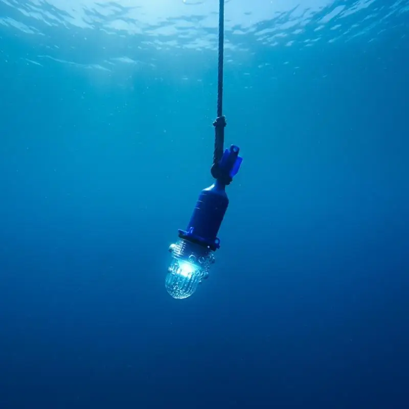 

Fishing Light Underwater Net Beacon Buoy Signal Light Indicator Light Lures Fish Finder Lamp Flashing Double Flash Lamp