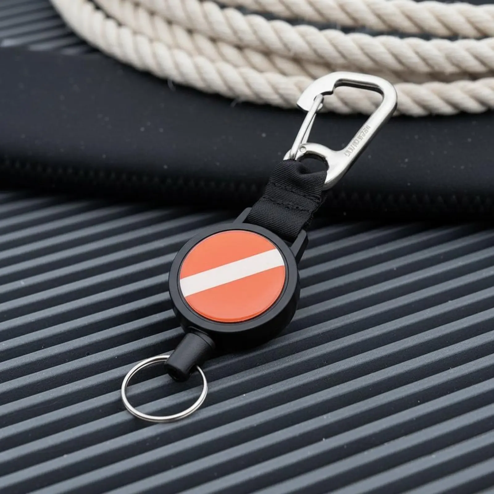 BCD Accessory Stainless Steel BCD Safety Tether Diving Lanyard Rust Resistant Anti-Lost Dive Tether for Divers, Saltwater view 4