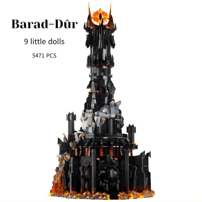 5471pcs Creative Lord Rings Barado Fortress Dur Dark Tower  Building Block For Birthday Christmas Gift view 6