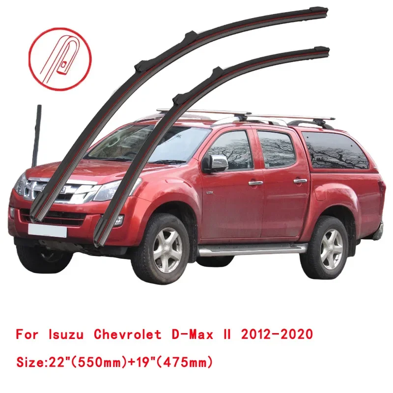 Picture 4: For Isuzu D-Max Chevrolet RA RC RT RG Rodge KB Pick Up 2002-2024 Car Windshield Wiper Blade Front Windscreen Brushes Accessories