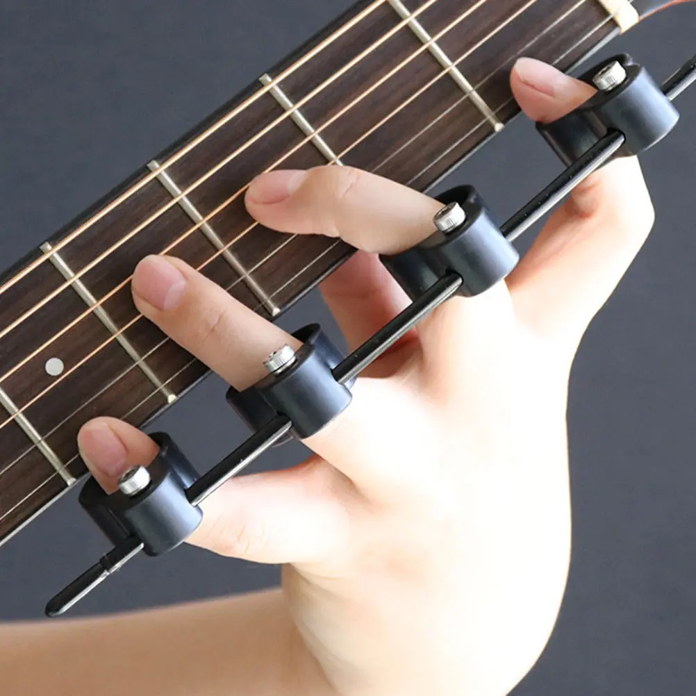 

2pcs Guitar Finger Expander Durable Lightweight Elastic Training Tool For Electric Guitar Bass Ukulele Piano Saxophone Keyboard