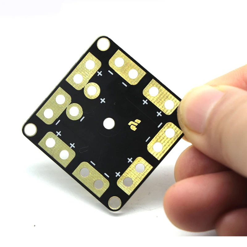 Tablero de distribución de energía para Dron RC Mini, cuadricóptero multicóptero con 4 orificios, 30x30, 35x35, PCB, ESC, DIY