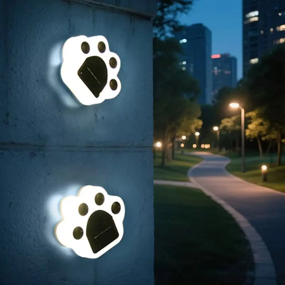 

Solar Powered Solar Garden Light Decoration IP65 Waterproof LED Lawn Light Animal Paw Print LED Lighting Garden Decorative Light