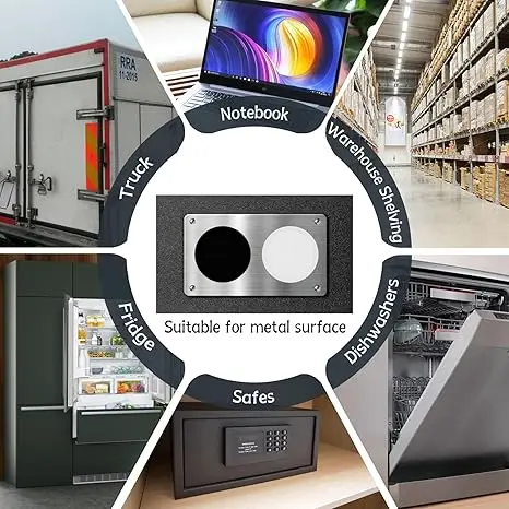 50pcs Ntag215 NFC Tag Anti Metal NFC Tags NFC Stickers On-Metal White NFC Stickers Compatible with Android & iPhone 504 Bytes