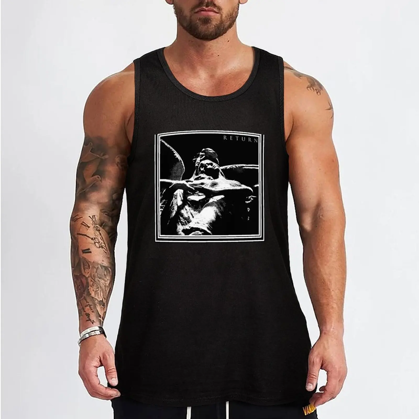 Return 2019 Tank Top Men's cotton t-shirt anime Vest for boy basketball clothing