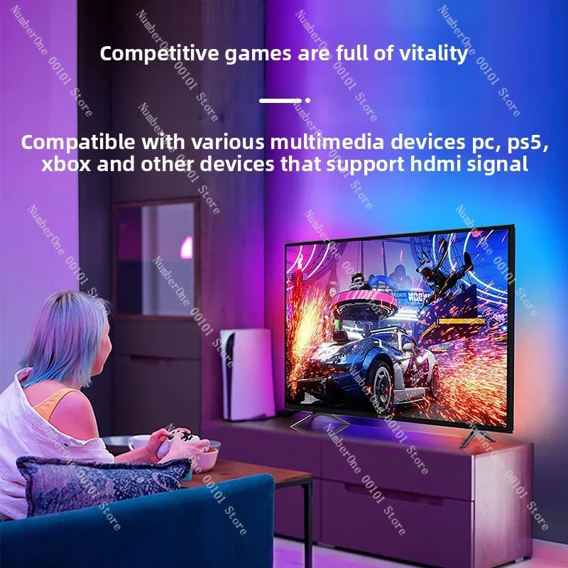 4K HDR HDMI Screen Sync RGB TV Ambient Light Flow Link Backlight Strip