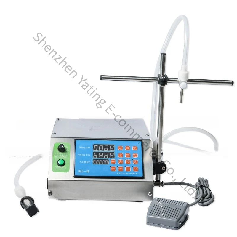 Liquid Filling Machine Peristaltic Pump Liquid Filling Machine 0.5-50 Ml Perfume Essential Oil Semi-automatic Canning Machine