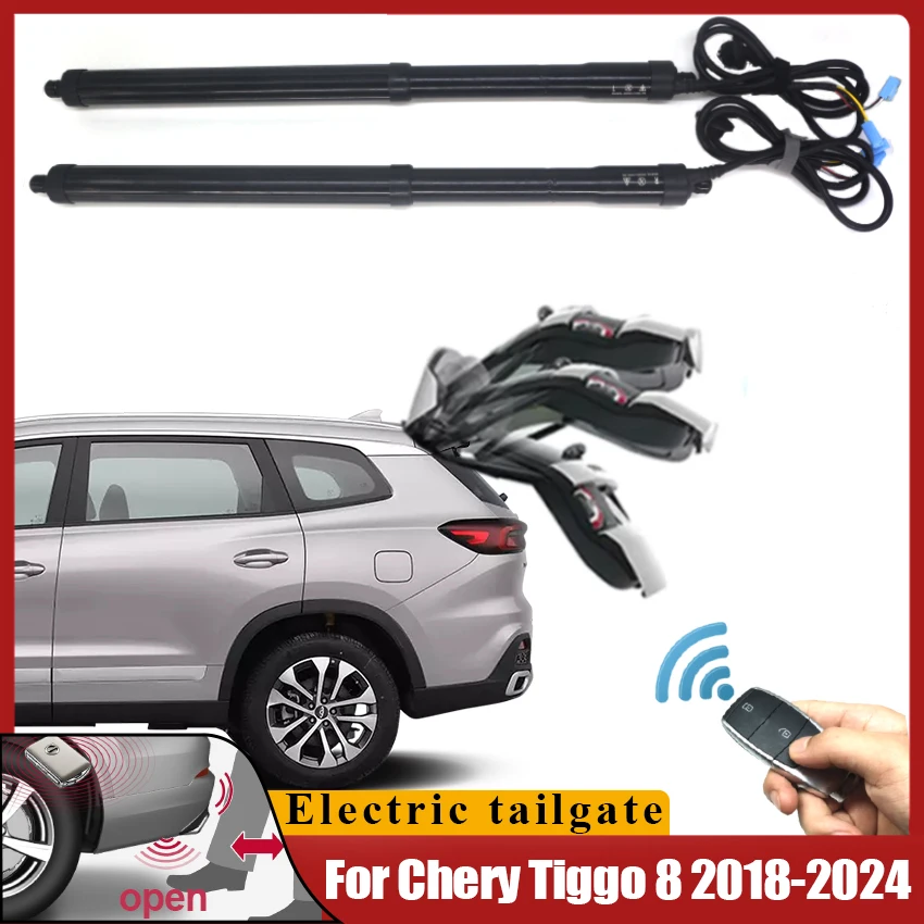 Electric Tailgate For Chery Tiggo 8 2018-2024 Auto Intelligent Tail Door Operated Trunk Decoration Refitted Upgrade Accsesories