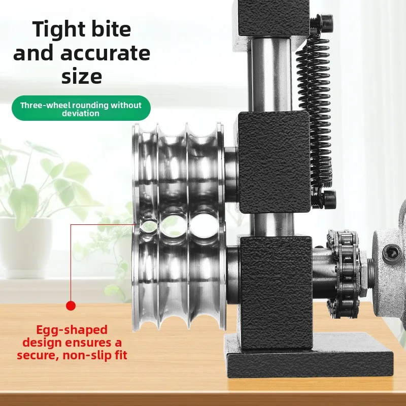 Mini Hollow Bracelet Rounding Machine for Gold Silver Tube Bending - Precise Durable Auxiliary Roller Goldsmith Jewelry Tool
