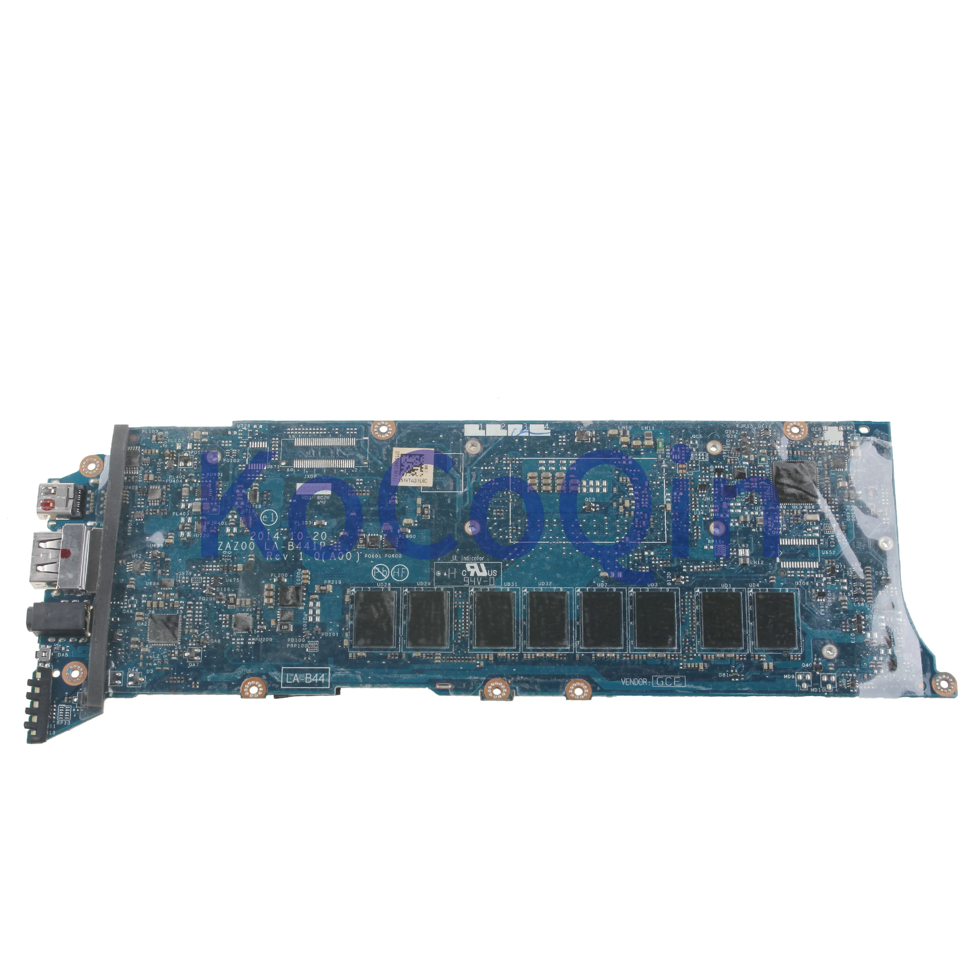 KoCoQin Laptop motherboard For DELL XPS 13 9343 Mainboard LA-B441P SR23Y I5-5200U With RAM 0KHVRF 0WF2C3 Full tested