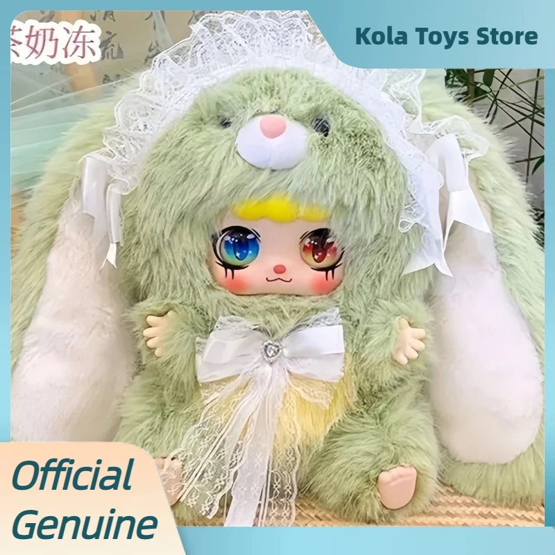 

Подлинная Kebidou Nai Fu Bunny 600% серия слепая коробка Kawai большая виниловая плюшевая кукла украшения дома фигурки игрушки загадочная коробка подарок
