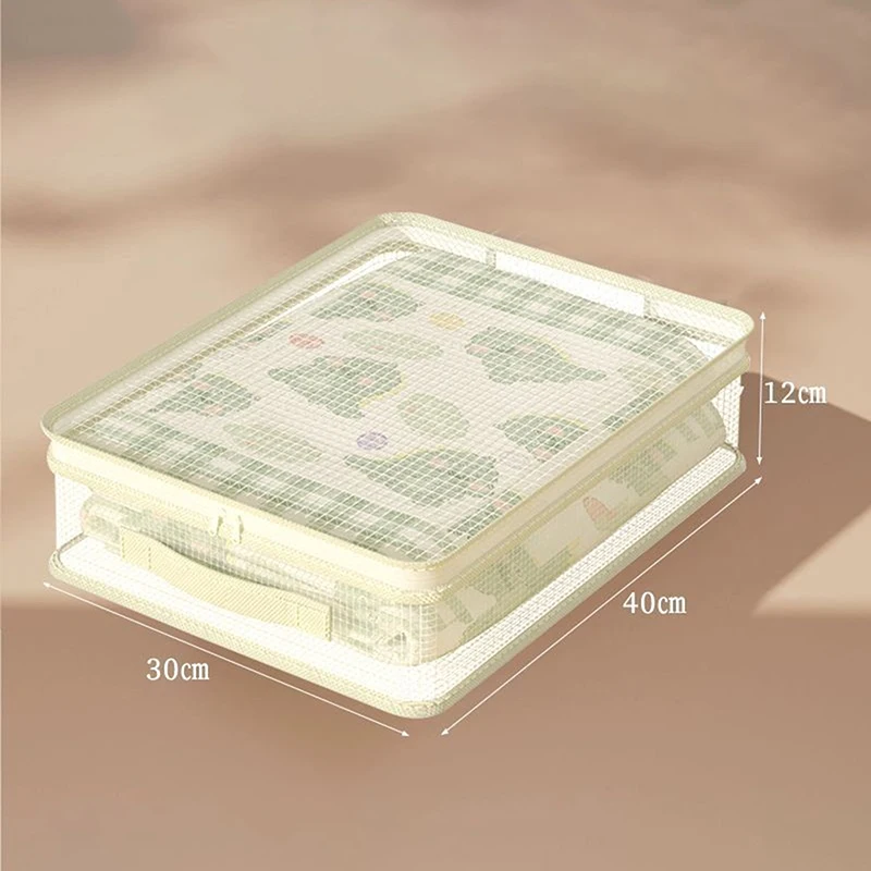 1PC 4Pcs Storage Bag Set For Bedding Quilt Clothes Dustproof Organizer Household Closet Use