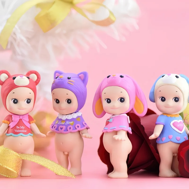 Новый оригинальный Sonny Angel 2017, серия ко Дню святого Валентина, слепая коробка, игрушка в подарок, модная игрушка, фигурка, настольный чехол, украшения, милые подарки