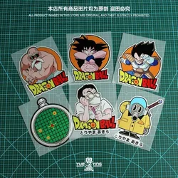 Dragon Ball Super Z GT Toriyama Akira Goku Vegeta Sticker Anime Cartoon Fuel Tank Cap Electric Motorcycle Reflective Car Sticker