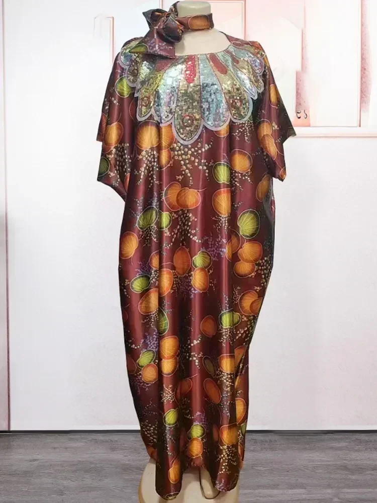 African Dresses for Women Evening Party Dashiki Africa Clothes Robe Plus Size Luxury Dubai Kaftan Abaya Muslim Maxi Dress