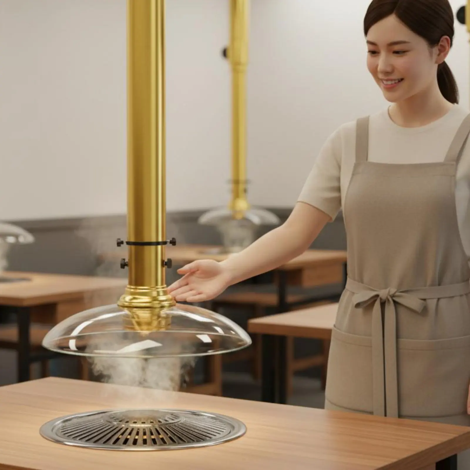 bbq-exhaust-hood-easy-to-clean-korean-bbq-smoke-hood-telescopic-exhaust-pipe-retractable-ventilation-apparatus-stainless-steel