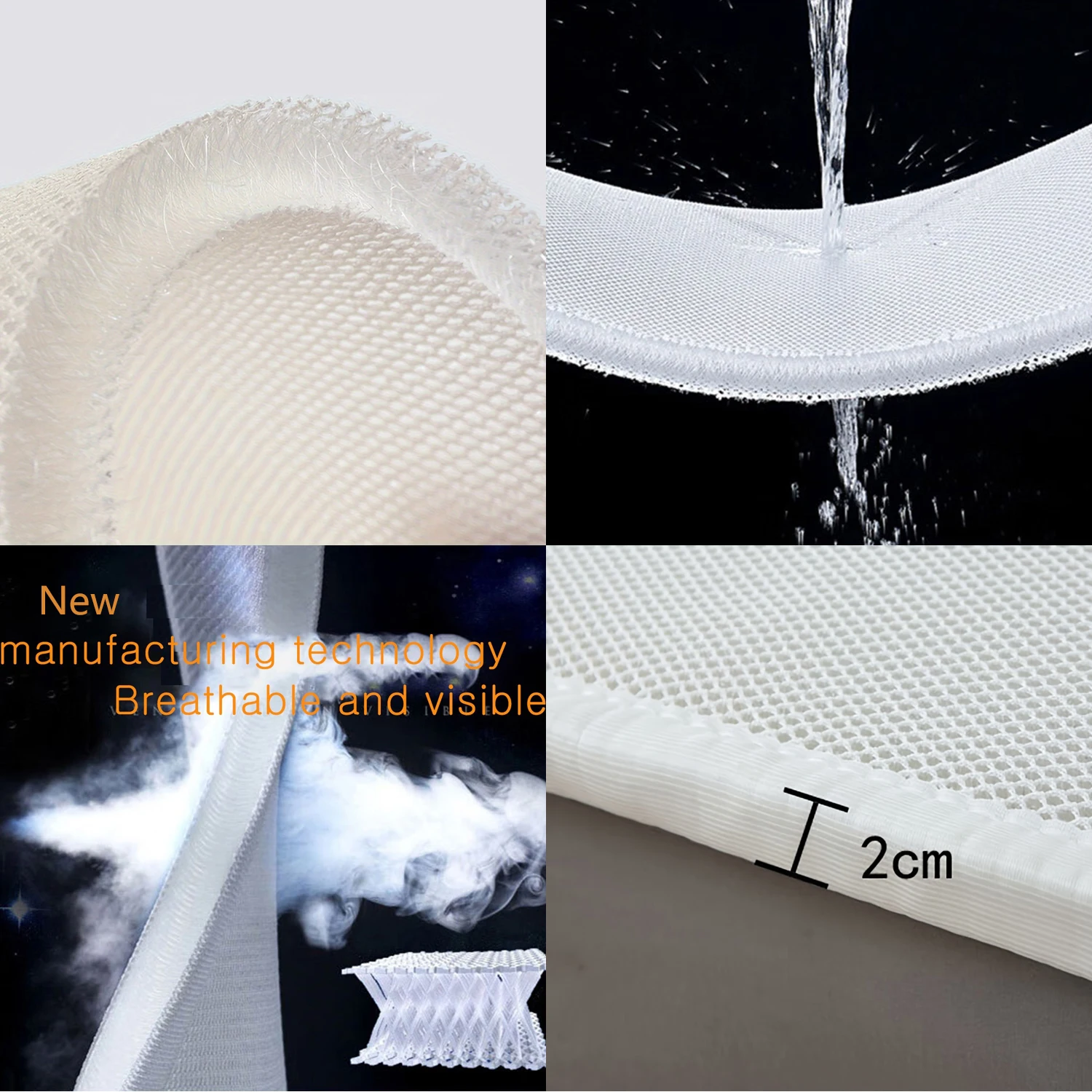 Bed Mattresses Summer Cool Mat Four Seasons Breathable Mattress 3D Air Mesh Topper Comfortable Mattress Cool Mat Ventilated Desi image 4