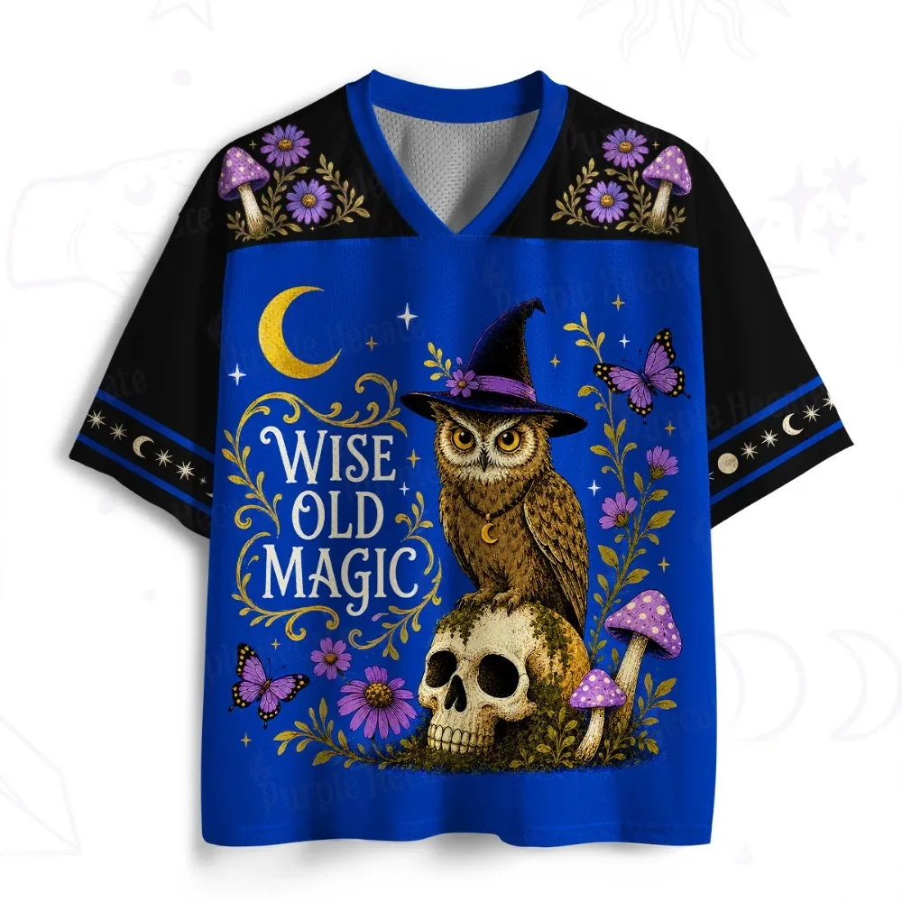 Gothic Fußballtrikot Vintage 3D-Druck Herren Damen Schnelltrocknend Atmungsaktiv V-Ausschnitt Locker T-Shirt Modisches Streetwear Y2K Elternkleidung – Detail 3
