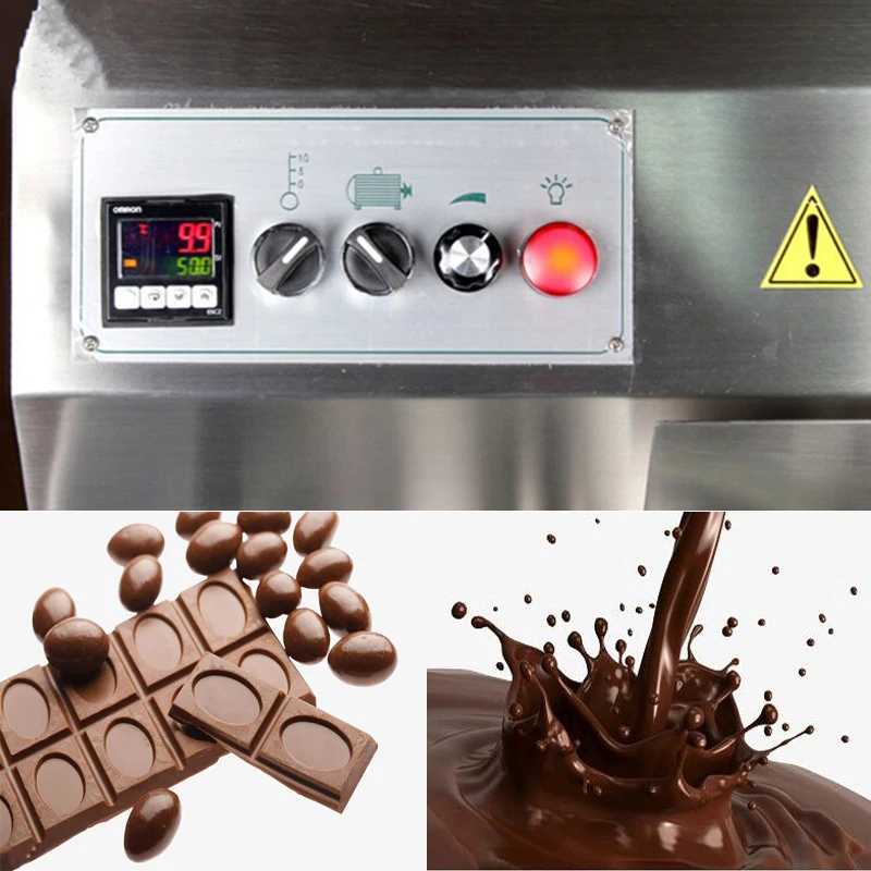 Automatyczna mała maszyna do temperowania czekolady na blat, topielnik czekolady