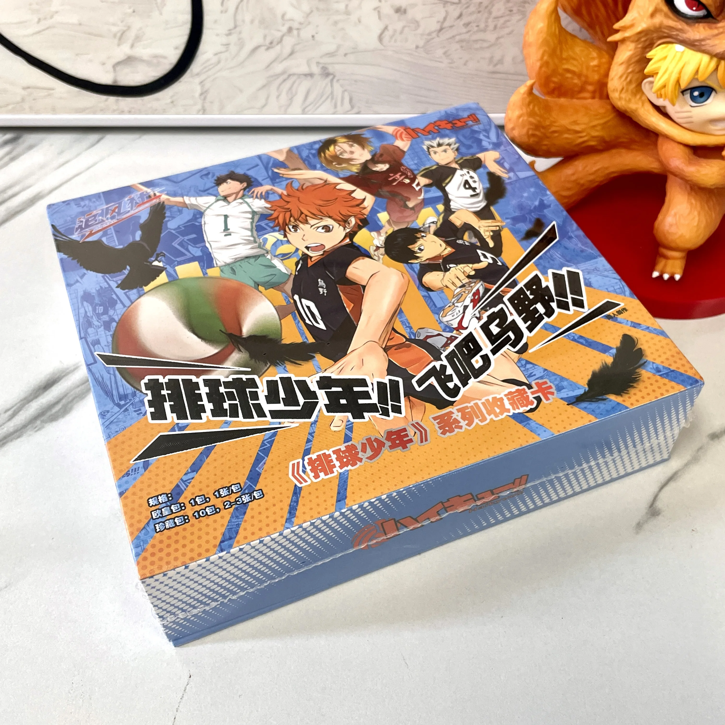 Genuine Haikyuu Booster Box Cards Hinata Shoyo Kageyama Tobio Tsukishima Hotaru GMR Anime Character Collection Cards Toys Gifts