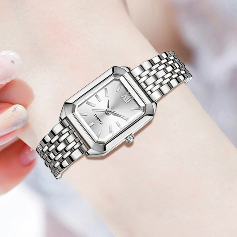1Pc Unisex Jewelry Watch Women - Jewelry Watches Silver 评论和价格
