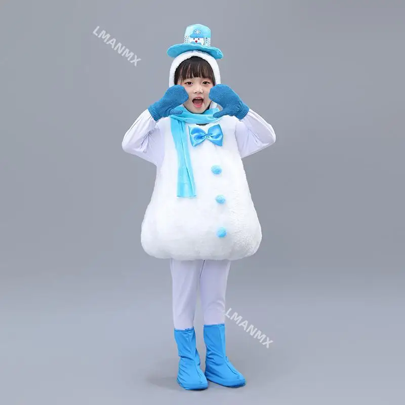 Children's snowman performance costume Christmas dance costume Snow Baby performance costume