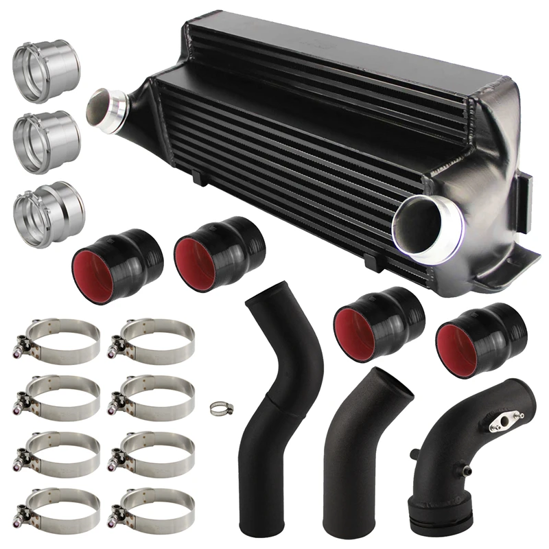 Charge Pipe Kit+Intercooler EVO2 For BMW F20 F22 F30 420i 428i 228i 320i 328i