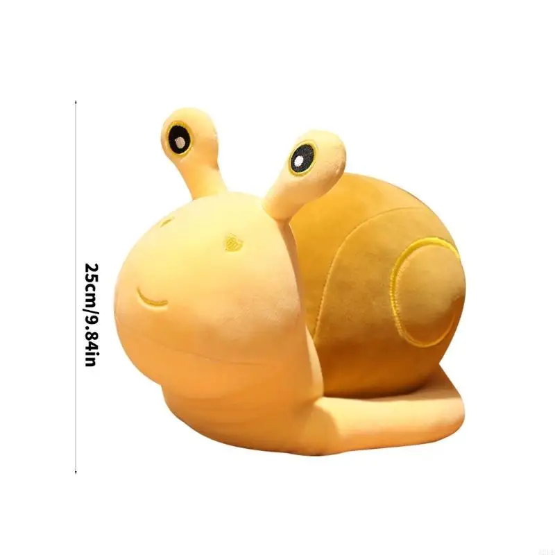 Mainan Figur Siput Cantik Boneka Menenangkan Boneka Memeluk Manis Hadiah Mandi Boneka Siput Dapat Dicuci untuk Balita Anak-anak