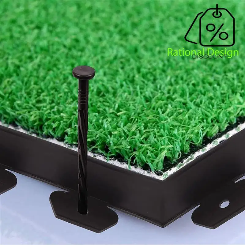 Landscape Edging,16.4FT Garden Edging With 15 Edging Stakes, Rubber Landscaping Edging For Yard Edging Borders Black-AT30