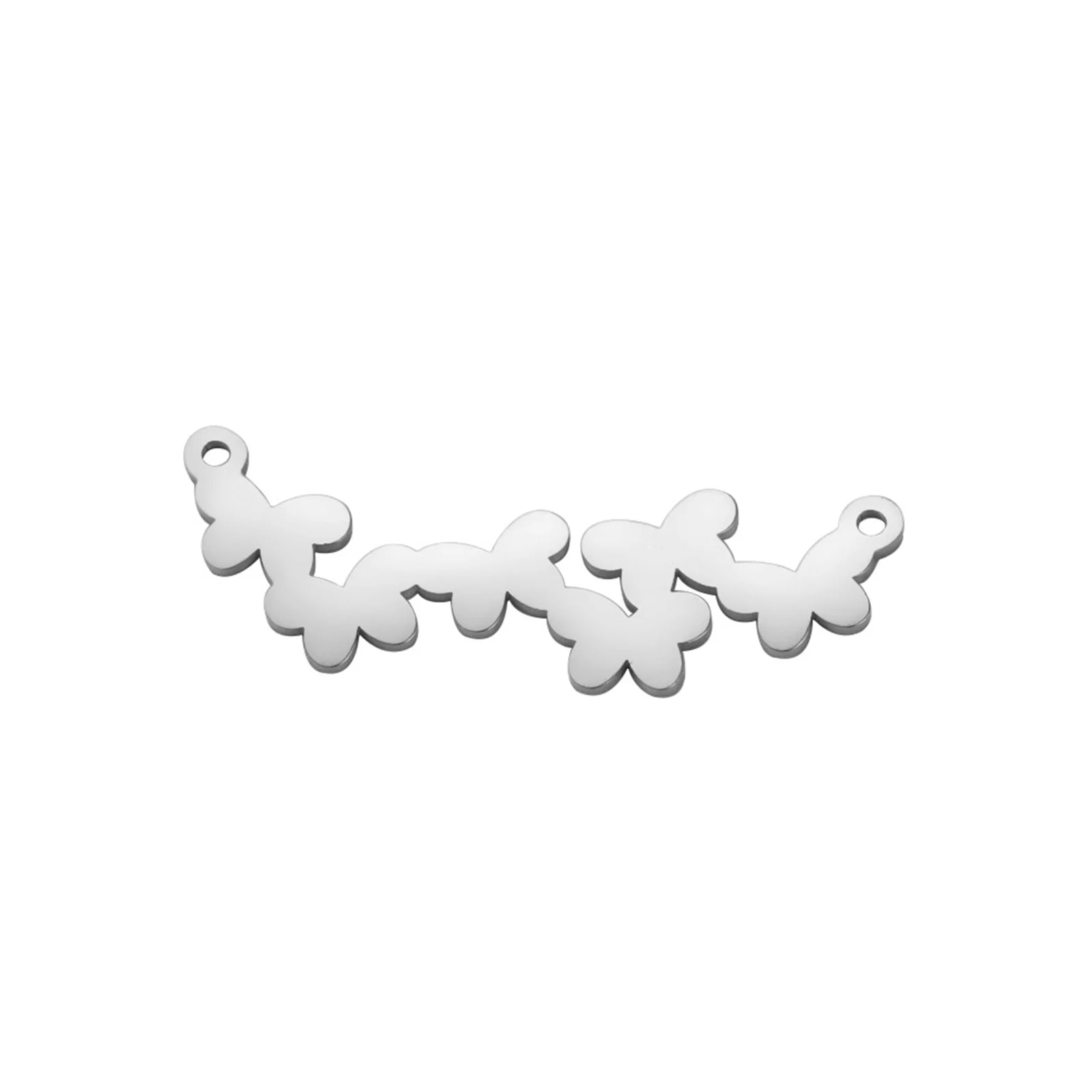 1PC Fashion Stainless Steel Butterfly Charm Pendant High Quality Charm Diy Necklace Bracelet Jewelry Making Findings 34mm X 11mm