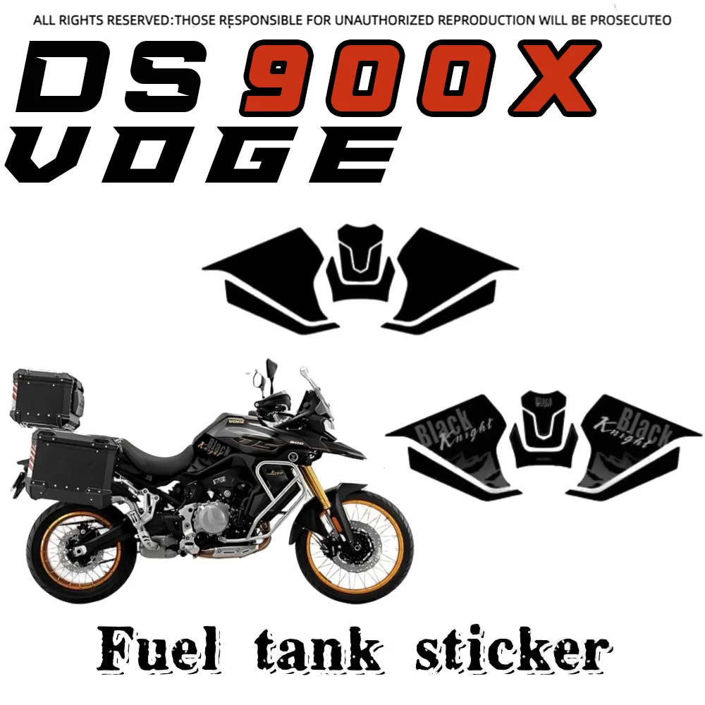 

Для VOGE DS900X противоскользящая наклейка на топливный бак, утолщенный корпус, защита от царапин, водонепроницаемая пленка, аксессуары