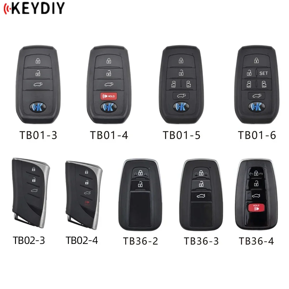 KEYDIY KD 8A TB Smart Key Remote TB01 TB02 TB36 for Toyota Corolla RAV4 for Lexus ES GS FCCID:0020 0410 2110 F43 0351 0010 0440