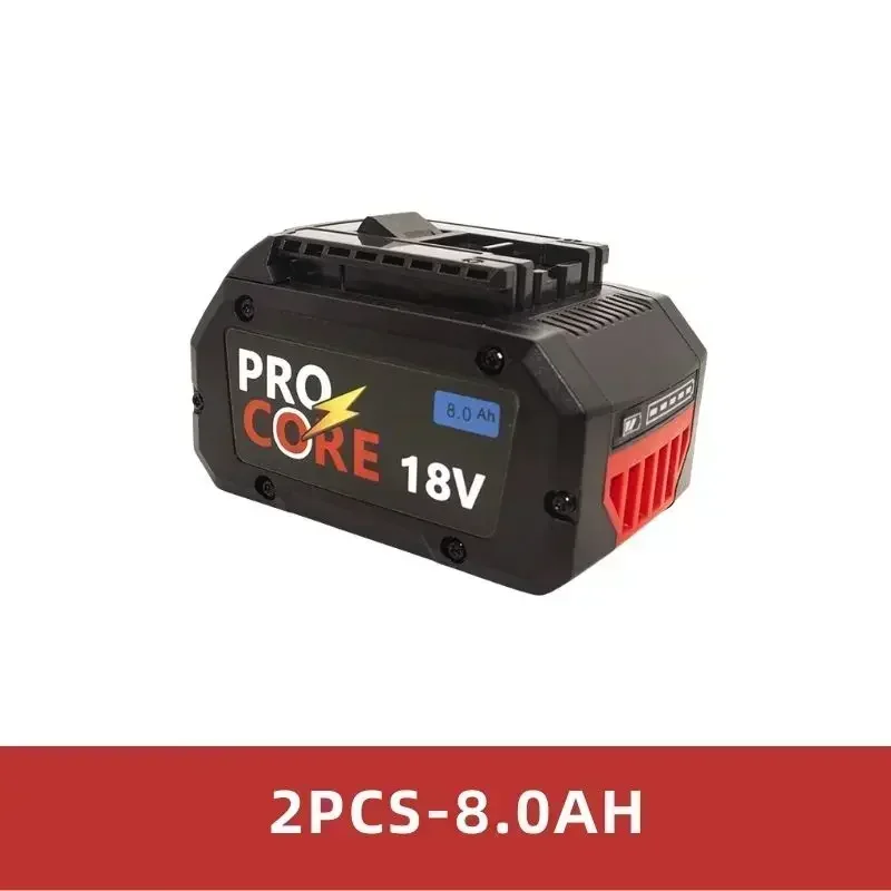 8.0Ah ProCORE Replacement Battery 18V,for Bosch Professional Cordless Tools BAT609 BAT618 GBA18V80 21700 Cell