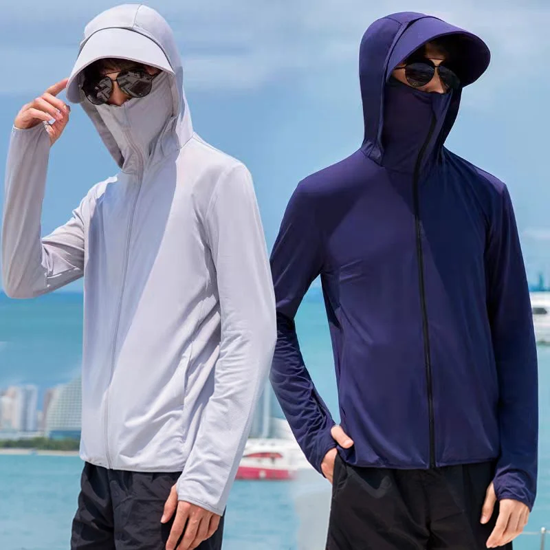 UPF 50+ UV Sun Protection Clothing Men Women Long Sleeve Breathable Outdoor Sports Cycling Fishing Running Hiking Clothes XA295Q