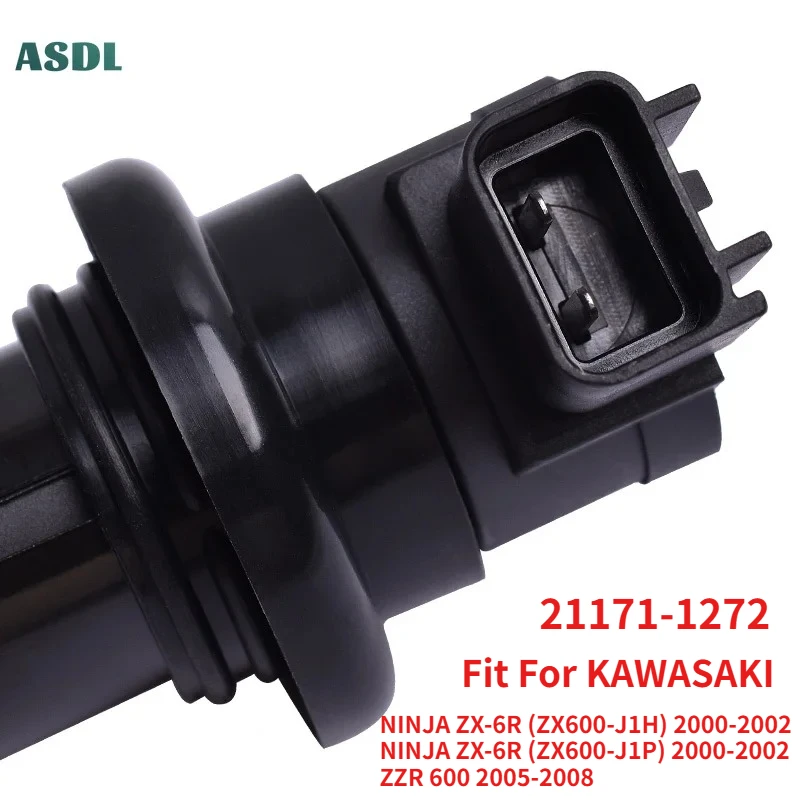 

21171-1272 1/2/4pc Motorcycle Ignition Coil Spark Plug Caps for KAWASAKI NINJA ZX-6R ZX600 J1H J1P 2000-2002 ZZR 600 2005-2008