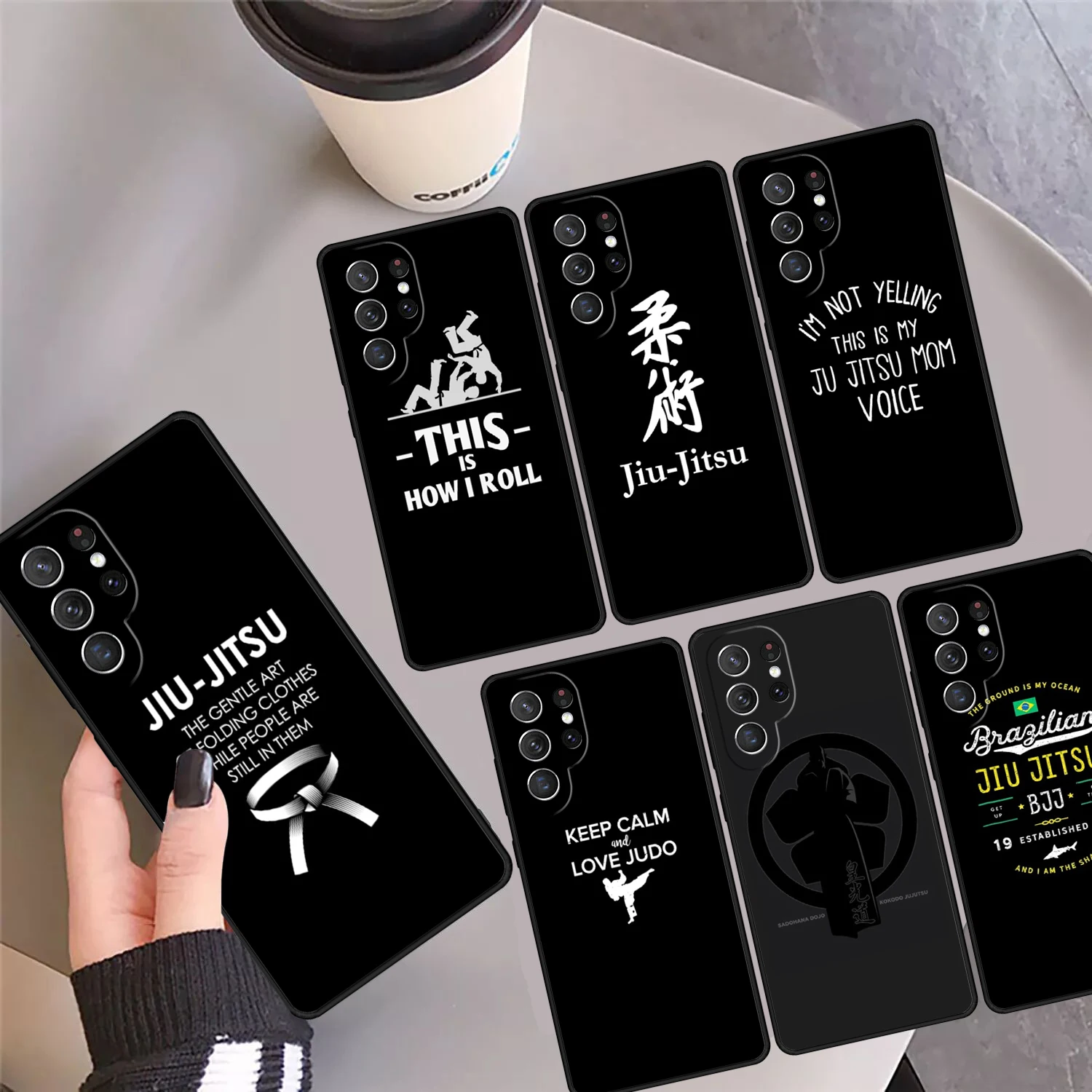 

Чехол для телефона «Джиу-джитсу-дзюдо» для Samsung Galaxy S24 S25 Ultra S23 S22 Plus S21 FE S20 Note 10 20 Pro