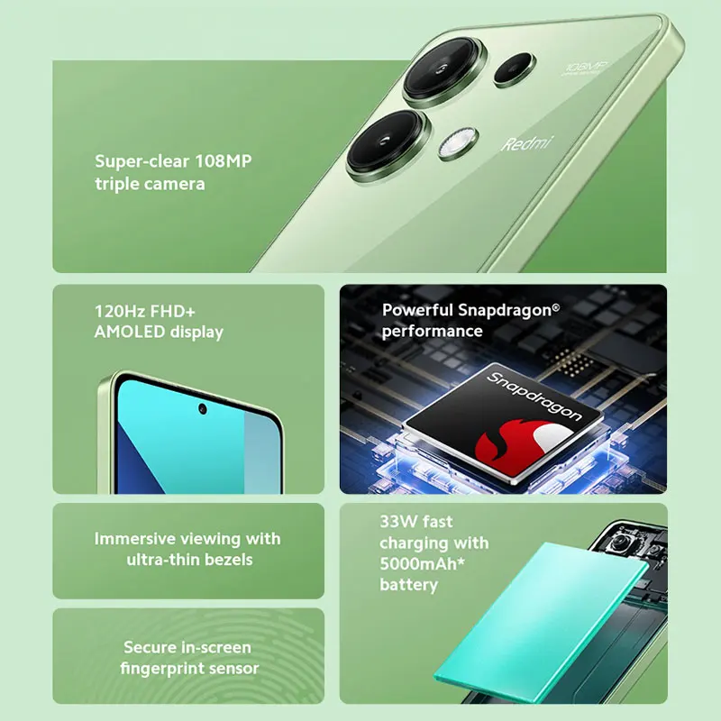 [Global Version] Xiaomi Redmi Note 13 Smartphone 128GB / 256GB 6.67\