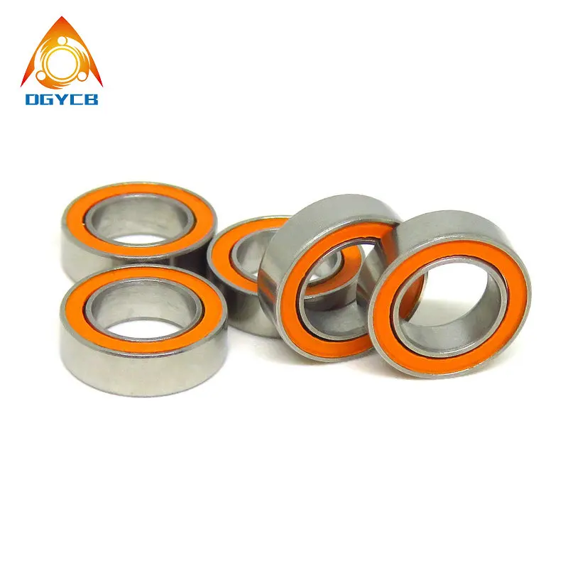 10 sztuk ABEC7 SMR115 2RS łożyska 5x11x4mm ze stali nierdzewnej hybrydowe łożysko ceramiczne MR115 SMR115C 2RS RS 5*11*4 koło kopiujące łożyska