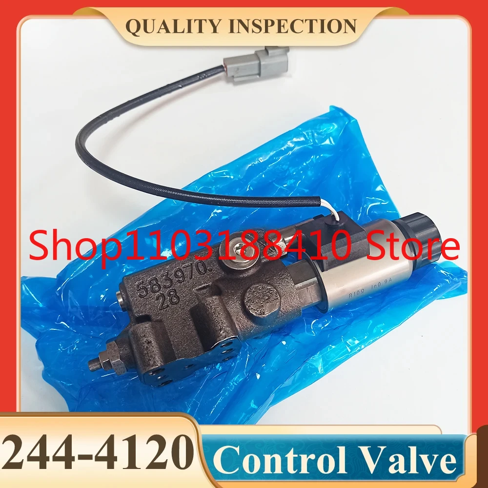 244-4120 244-4120 Valvola di controllo della pompa del ventilatore 2444120   per elettrovalvola motore pompa ventola E329 330 336DC9 C13 2444120