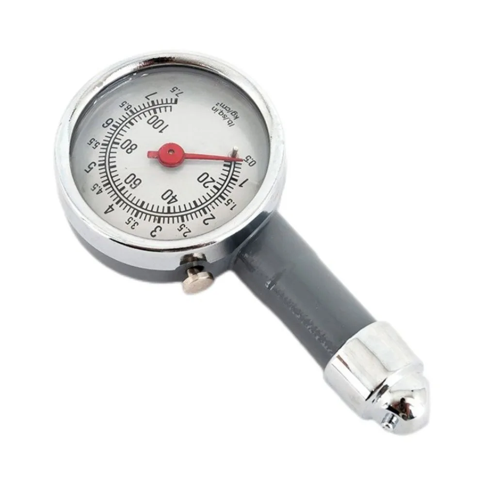 Metal Construction Tire Pressure Gauge Mini Dial High Precision Tyre Meter Accurate Pointer Mechanical Gauge Pressure Detector