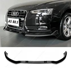 Front Bumper Lip Spoiler Splitter Diffuser For Audi A5 B8.5 8T 8F TFSI TDI Non-S-Line 2012-2016 Facelift Bodykits Tuning