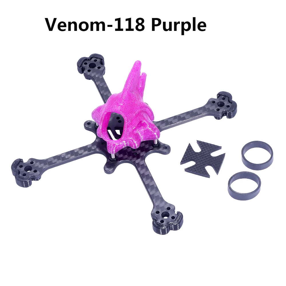 FEICHAO Venom-118 venom-114 3 Zoll 75mm Frame Kit Propeller für bürstenloser Motor fpv rc Racing Zahnstocher Drohne 8