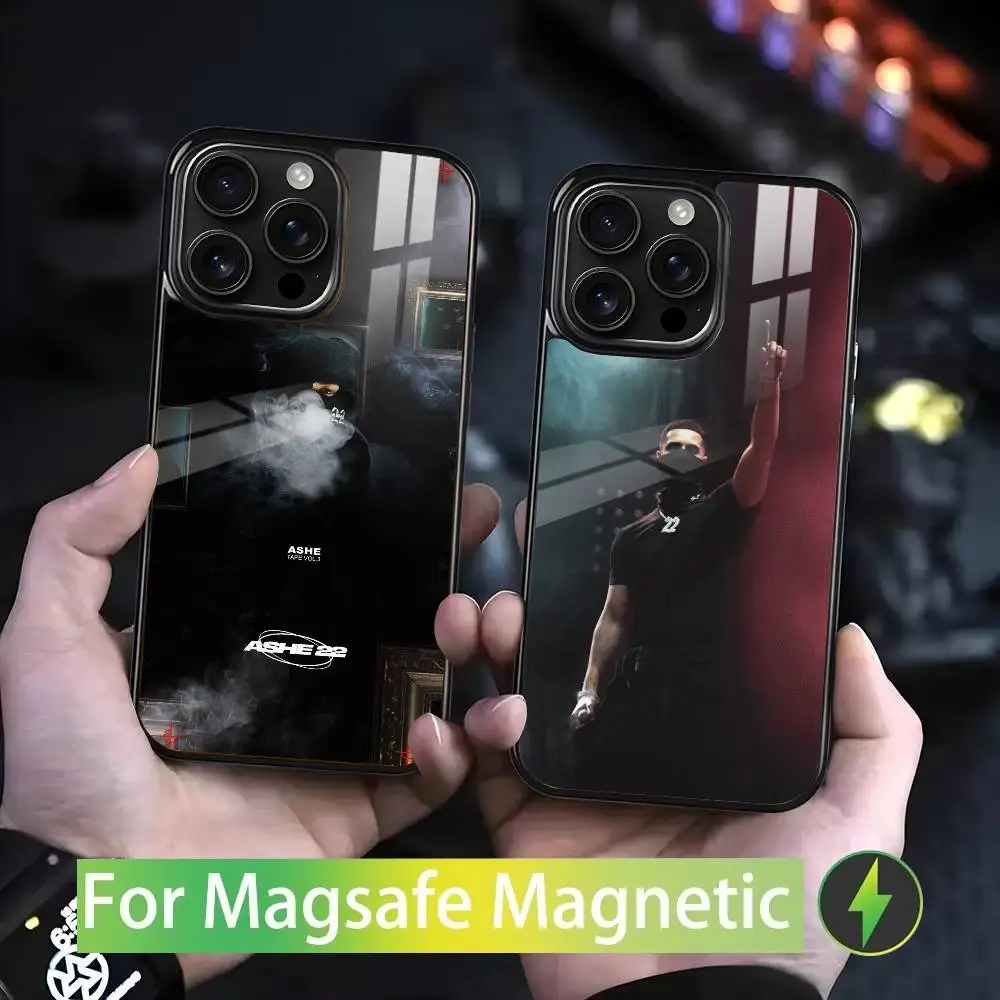 

A-Ashe 22 For iPhone 17,16,15,14,13,12,11,Pro,Max,Plus,Mini,SE4,E Magnetic Magsafe Wireless Charging